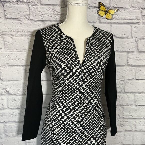 Victoria's Secret Houndstooth Sheath Dress Size 2 - Picture 3 of 9